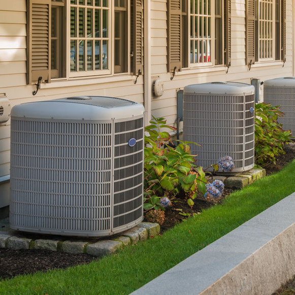 AC units in a condo complex.